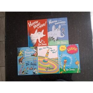 Dr. Seuss Books Oh Places You'll Go, Had Trouble Getting To, Seuss-isms Lot of 5